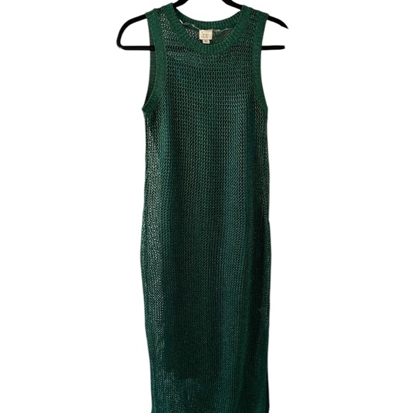 Openwork Midi Tank Dress from A New Day - Green boxBR - Picture 2 of 8